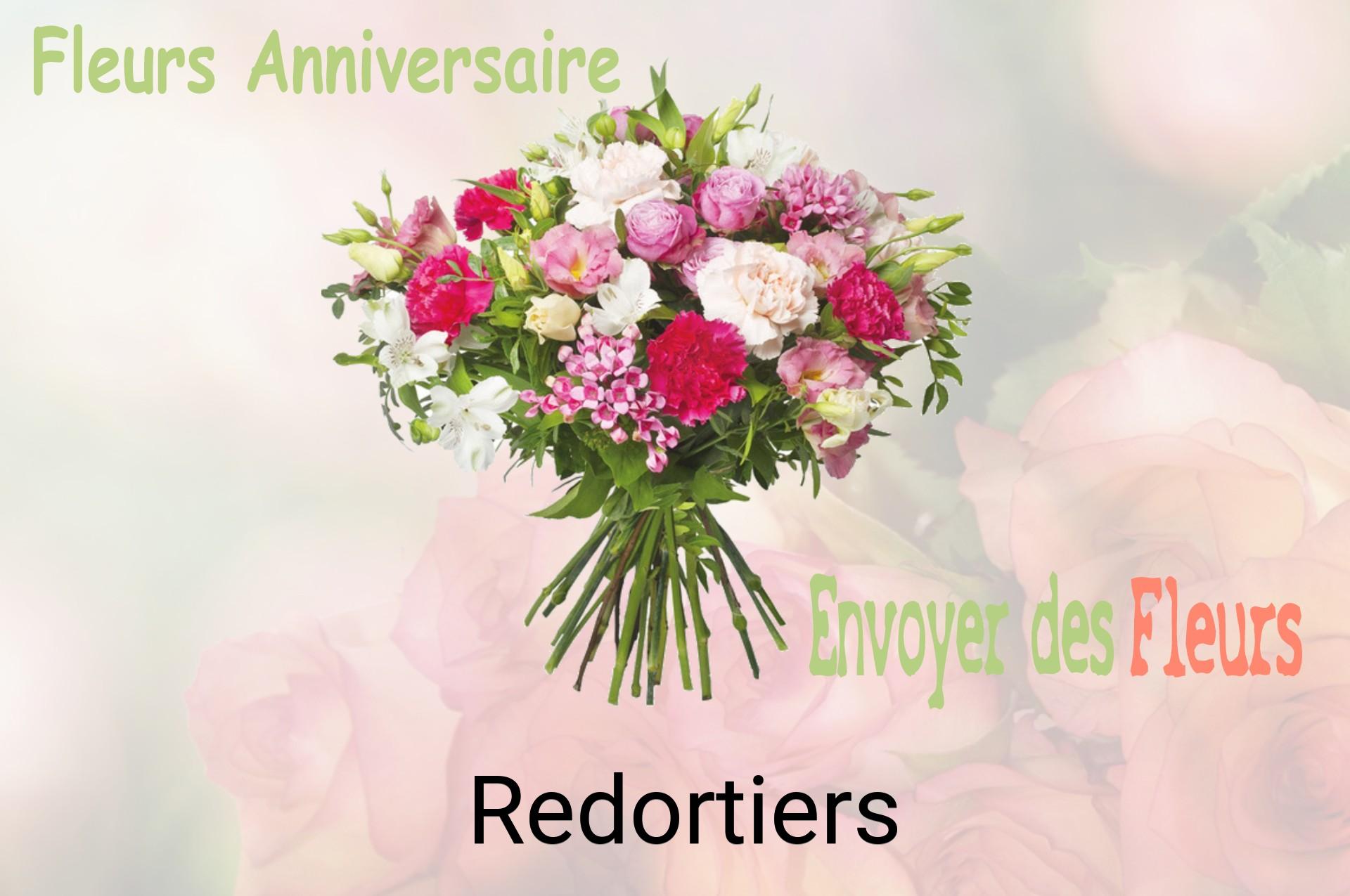 Bouquet de fleurs d’anniversaire livré à Redortiers